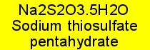 Sodium thiosulfate pentahydrate p.a.